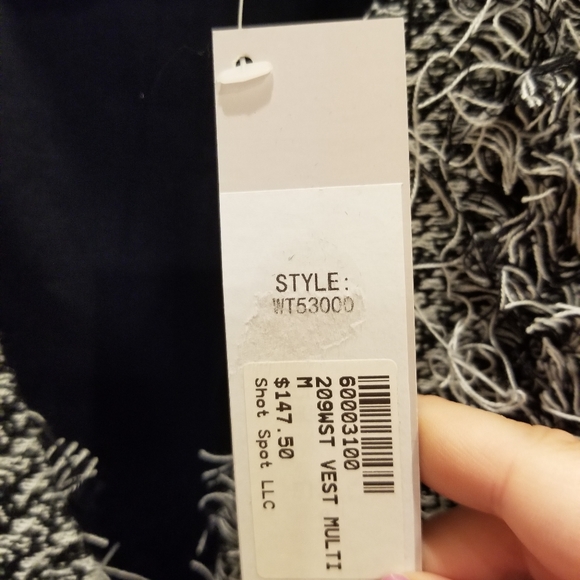 COPY - 209 WST 38 Vest Fringe NWT - Picture 5 of 5